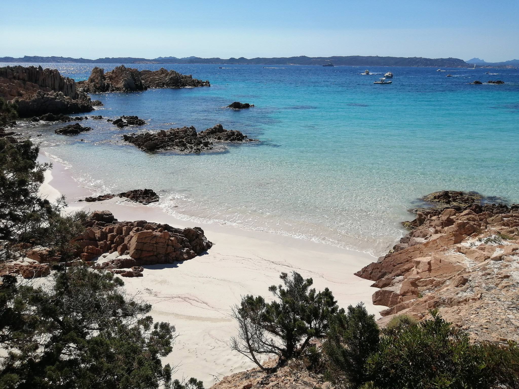 The Spiaggia Rosa on Budelli